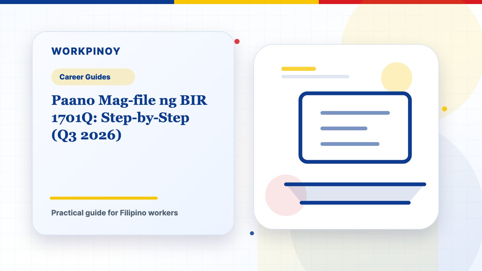 Paano Mag-file ng BIR 1701Q: Step-by-Step (Q3 2026)